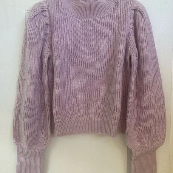SO Women's Lilac Turtleneck Sweater - Picture 2 of 8